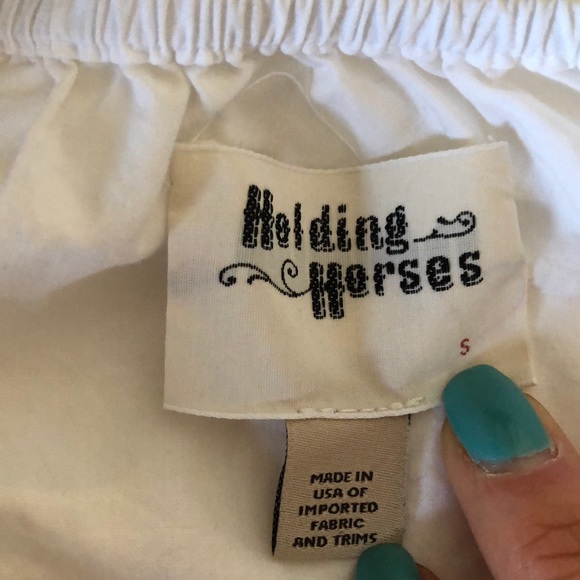 Holding Horses White Off the Shoulder Top - Picture 4 of 5
